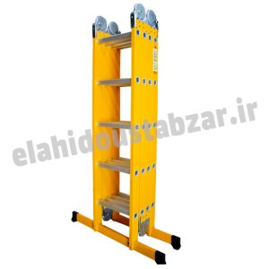 نردبان تاشو 6متری استرانگ (4تکه)