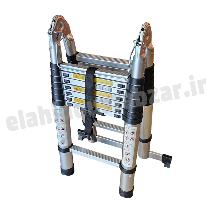نردبان 2.50 متر تلسکوپی (دوطرفه -مستقیم)