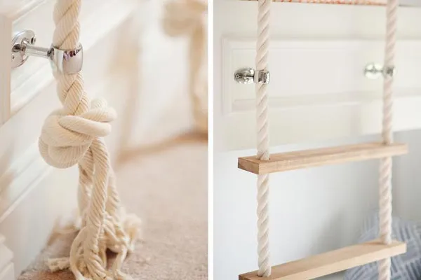 نردبان تاشو دیواری