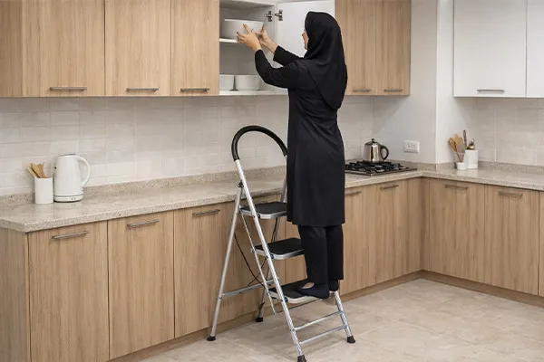 نردبان خانگی تاشو