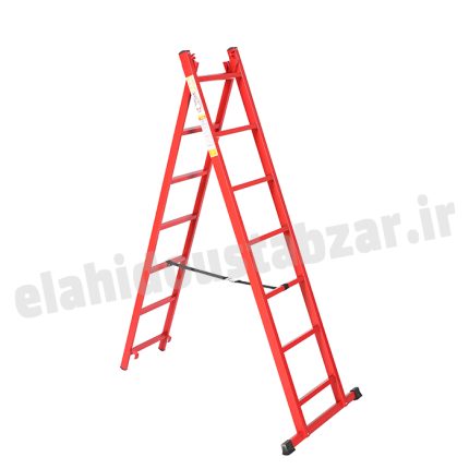 نردبان آیرون دوتکه 14پله