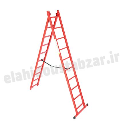 نردبان 20 پله 6 متری آیرون (2تکه)