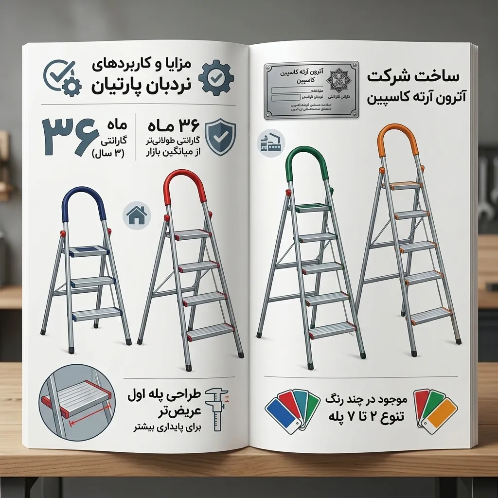 راهنمای خرید و انتخاب نردبان پارتیان